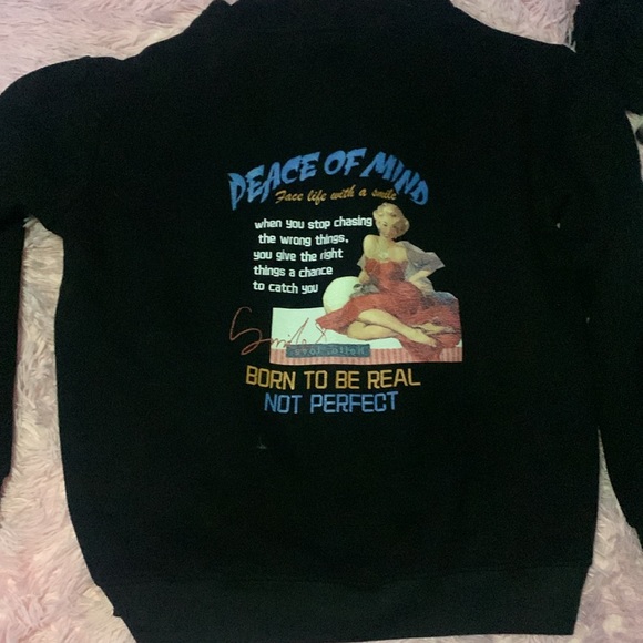 XXL SHEIN black hoodie - Picture 2 of 2